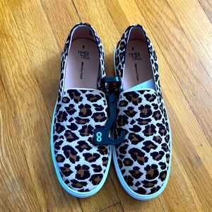 Leopard shoes with memory foam inserts. New with tags